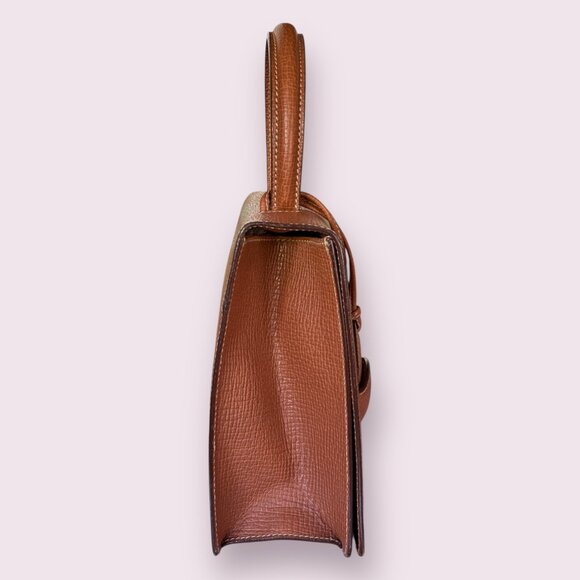 Loewe Barcelona Embossed Leather Top Handle Bag w/ Dust Bag - Picture 5 of 11